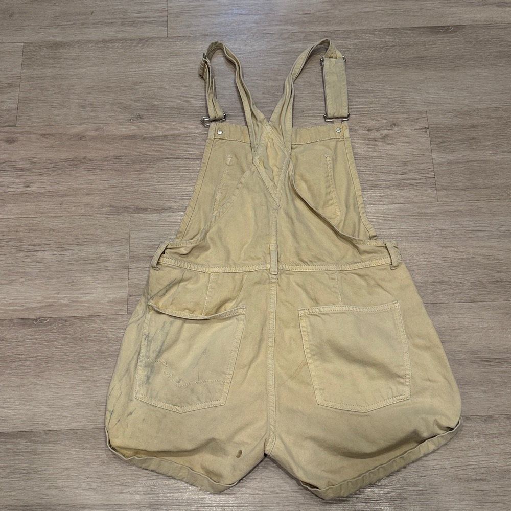 Free People Denim Overalls Romper - Picture 4 of 4